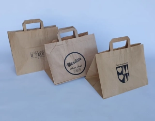 Papírová taška MENUBOX WIDE/1500 ks s potiskem Vaší firmy, cena 1 ks 6,50 Kč